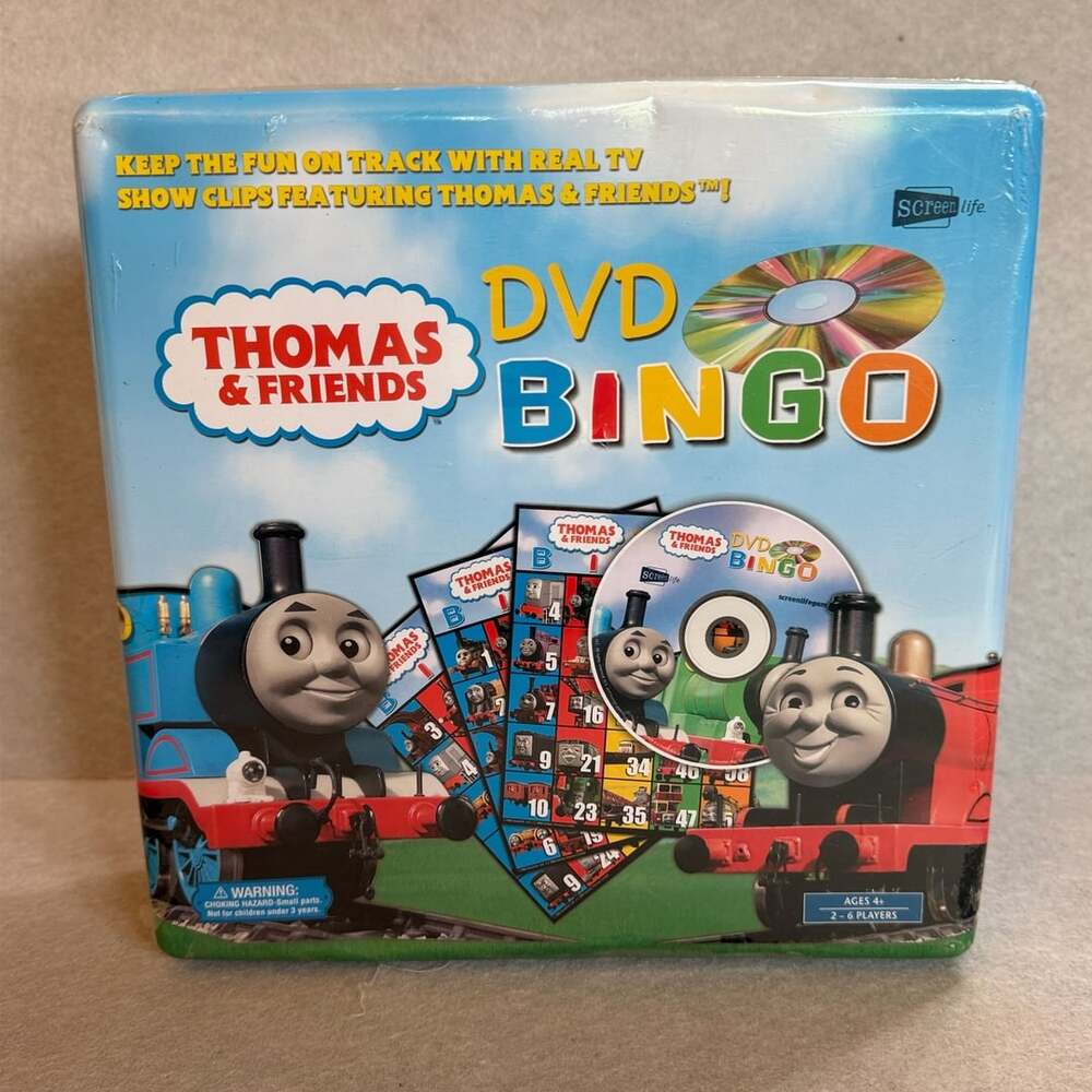 Thomas & Friends DVD Bingo Screenlife 2007 NEW SEALED Vintage Kids Game